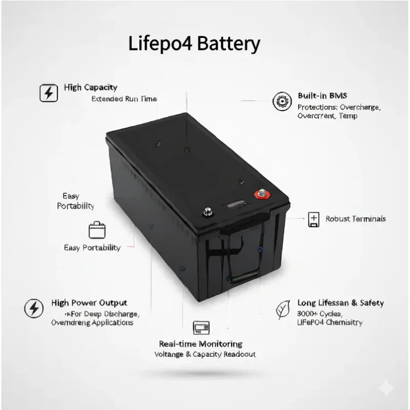 Batterie 48 V LiFePO4 50/100/1 - 72V 60Ah Lifepo4 Battery Pack avis et prix
